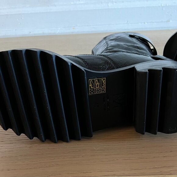 Tamara Mellon Black Wanderer Calf Boot (Patent Leather) - Picture 7 of 8